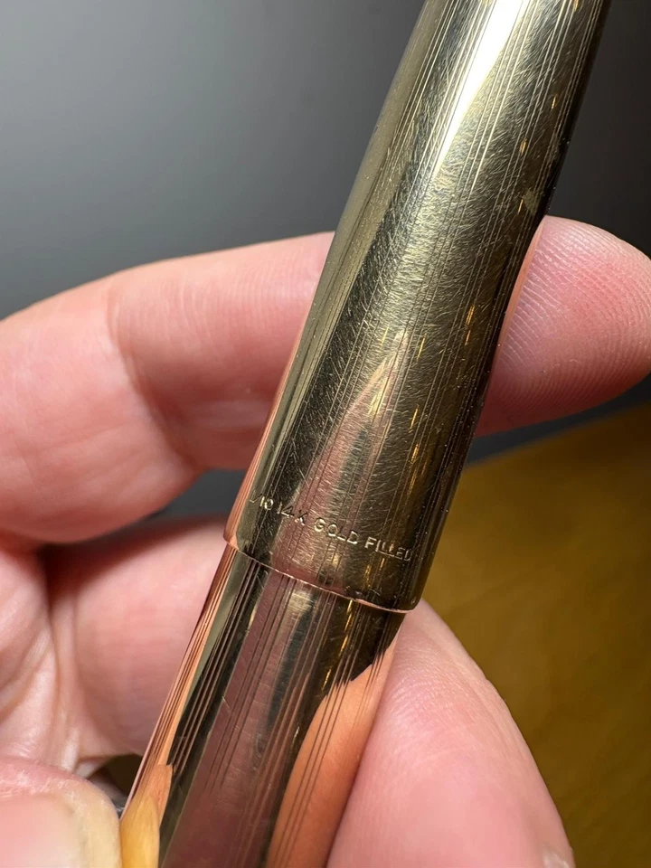 Parker 51 Aeromatic Signet Gold Filled 14K- 1950 - Vintage - Image 4 of 4