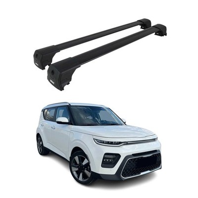 Dachträger Gepäckträger für Kia Soul X-Line 2020-2026 ABE Aluminium Schwarz