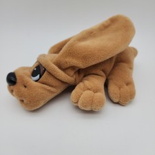 Vtg Tonka Pound Puppies Light Brown Plush Newborn Puppy Stuffed Animal 7"