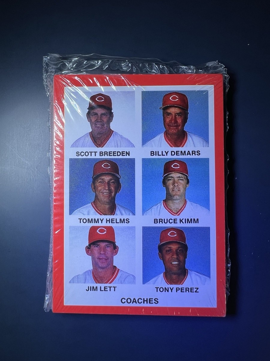 MLBカード 1987年コンプリートセット 1987 Kahn's Cincinnati Reds 26 Card Complete Set w/ Rare