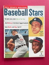 June 1960 - Dell Sports Magazine - Baseball Stars - Hank Aaron / Kuenn Wynn