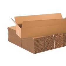 BOX USA Shipping Boxes 34L x 10W x 6H 10-Pack Long Corrugated Boxes for Moving,