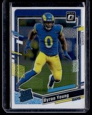 BYRON YOUNG 2023 DONRUSS OPTIC RATED ROOKIE RC LOS ANGELES RAMS #266