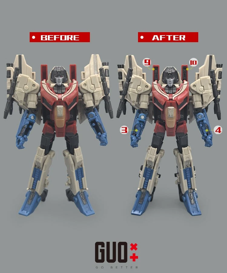 ¡Preventa! Kit de actualización de relleno GO BETTER 3D HÁGALO USTED MISMO para Studio Series One Starscream Foto 4 de 4