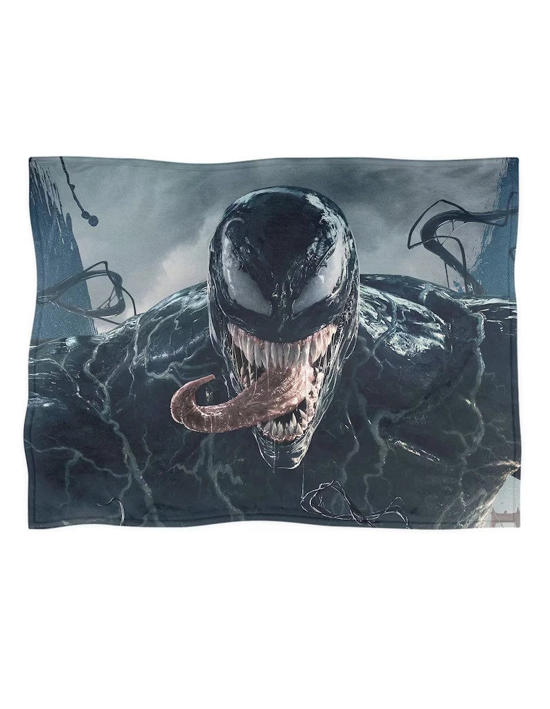 Venom Blanket Superhero Disney Fleece Blanket
