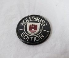 1987-1993 Vw Fox Golf Wolfsburg Edition Emblem Front Fender Badge Genuine Oem 1987-1993 Vw Fox Golf Wolfsburg Edition Emblem Front Fender Badge Genuine Oem