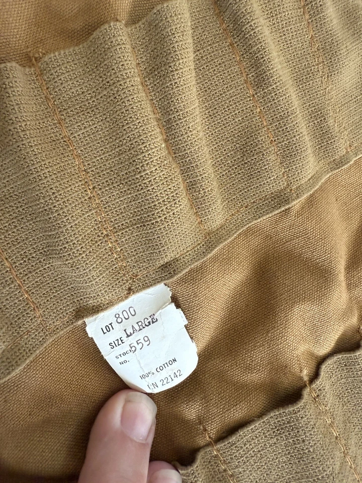 Vintage NWT 80s Saftbak Duck Canvas Hunting Overalls With Game Pouch Size Large - Image 2 of 4