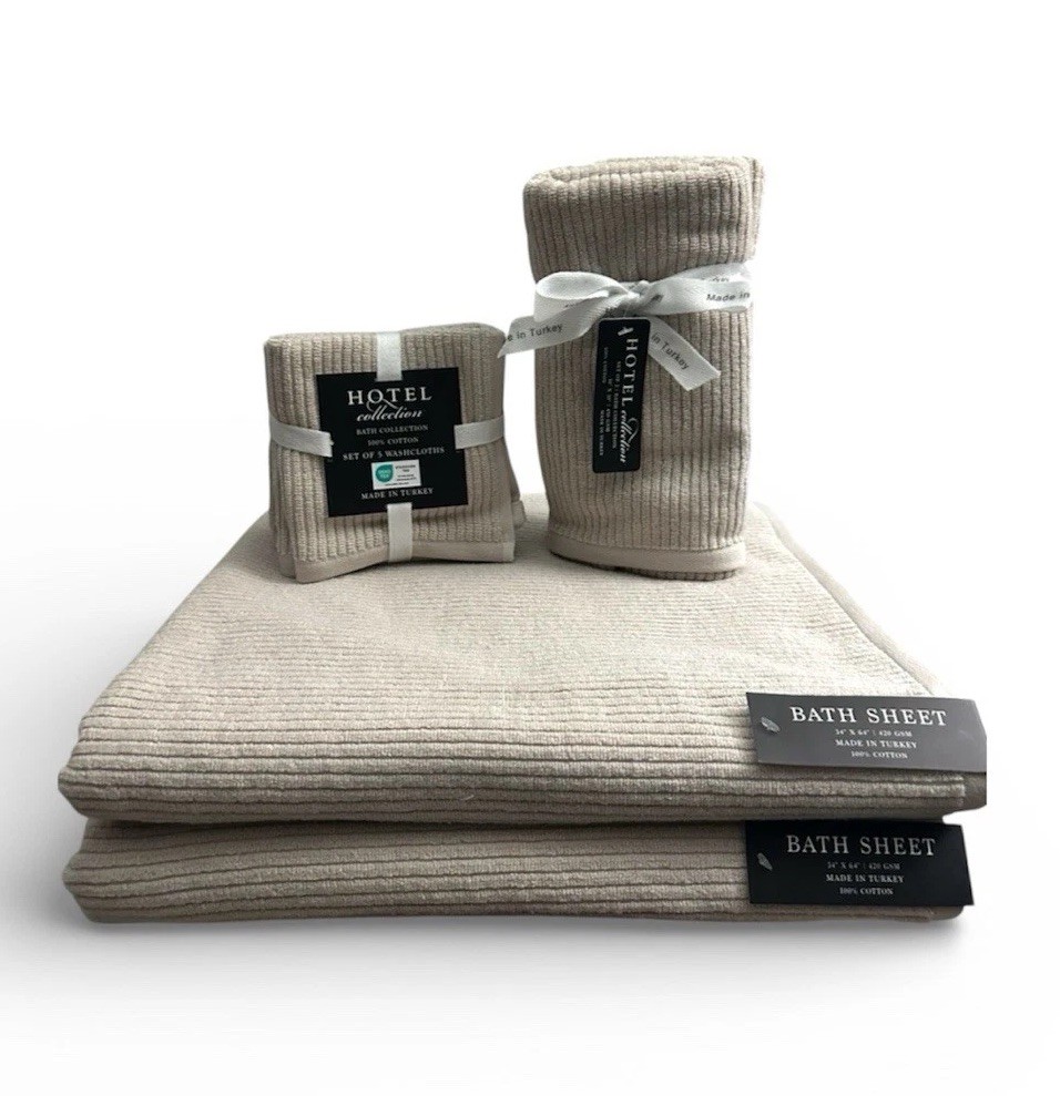 Oeko-tex 100% Cotton Turkiye Made Towel Set