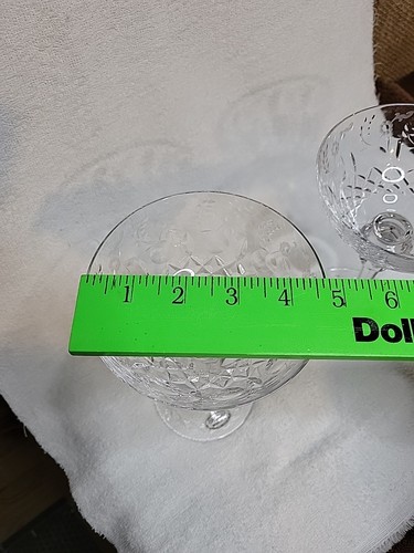 PATTERN:Gallia By Rogaska Crystal 2 CHAMPAGNE/Tall Sherbet 7”Tall - Picture 11 of 13