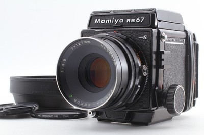 Exc+5* Mamiya RB67 Pro S Film Camera w/ C 127mm F3.8 Lens 120