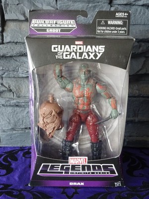 Hasbro Marvel Legends Guardians Of The Galaxy Drax Build A Figure Groot