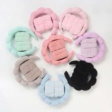 Microfiber Spa Headband Wristband Face Wash Makeup Shower Hair Band