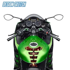 Tank Pad Fuel Tank Sticker Motorbike Guard Fit For Kawasaki KX65 KX80 KX85