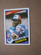 1984 Topps football Harry Carson card #314 NM or better
