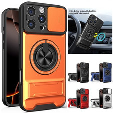 Case Shockproof Magnetic Stand Cover For iPhone Air 17 16 15 14 13 12 11 Pro Max