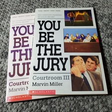You Be The Jury Courtroom III & IV Marvin Miller 1990 1991 Paperback Scholastic