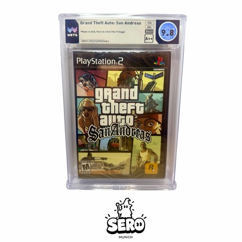 GTA San Andreas | PS2 | WATA 9.8 A++ Sealed | USA