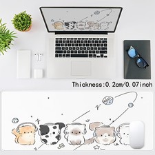 40 90cm Large Cute Cat  Music-Themed Rubber Mouse Pad - Non-Slip Ergonomic Desk