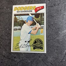 2026 Topps Heritage 50th Anniversary Buy Back Ed Goodson 1977 Dodgers # 584