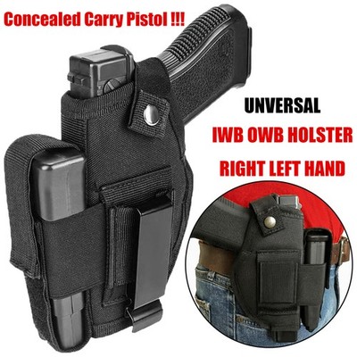 Tactical IWB OWB Gun Holster Concealed Carry Pistol Holsters with Magazine Pouch