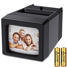35mm Slide Viewer, 2X Magnification and LED Lighted Illuminated Viewing, Slid...