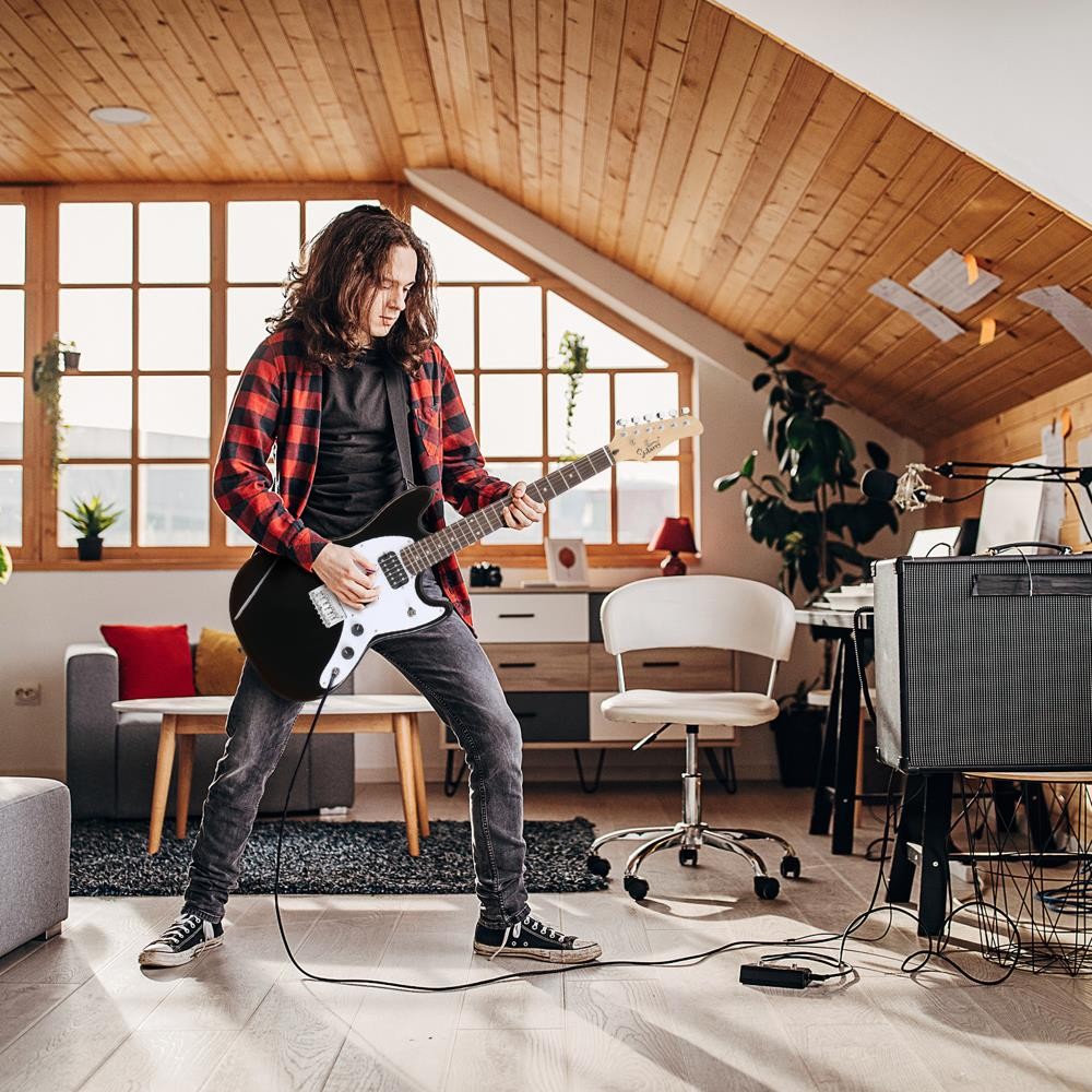 Glarry 6 String H-H Pickups GMF Electric Guitar 6 String for School Band