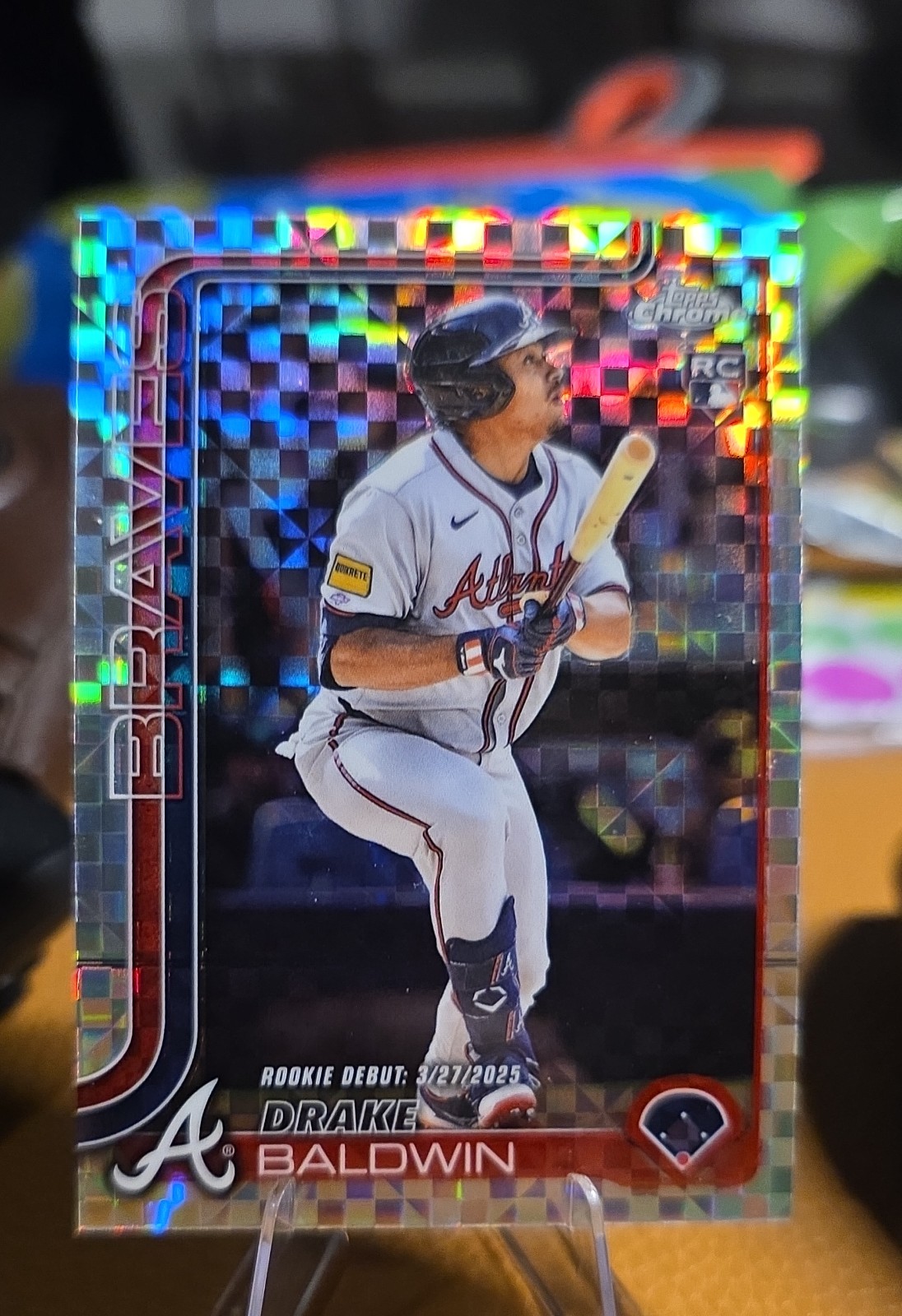 2025 Topps Chrome Update Series - Drake Baldwin #USC88 X-Fractor (RC)