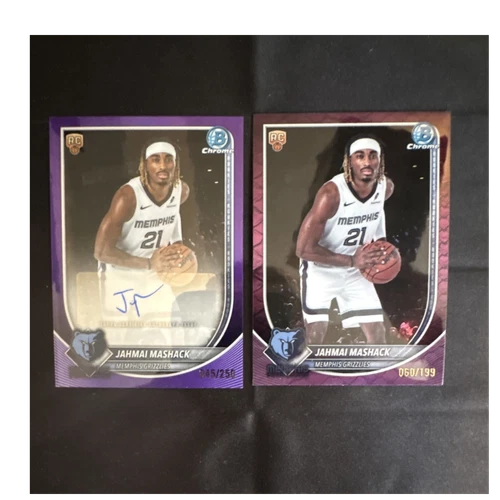 2025 Panini Jahmai Mashack Base Optic Autographs - Holo (/99) (Raw)