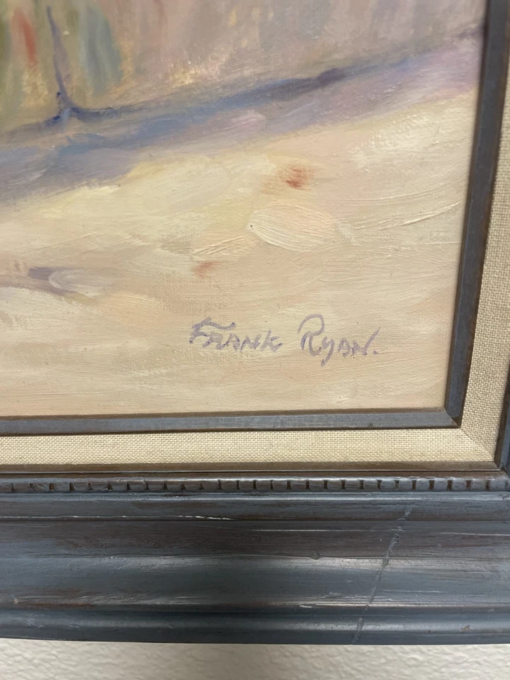 Vintage impressionista americano "Duas Crianças" por Frank Ryan - Imagem 4 de 4