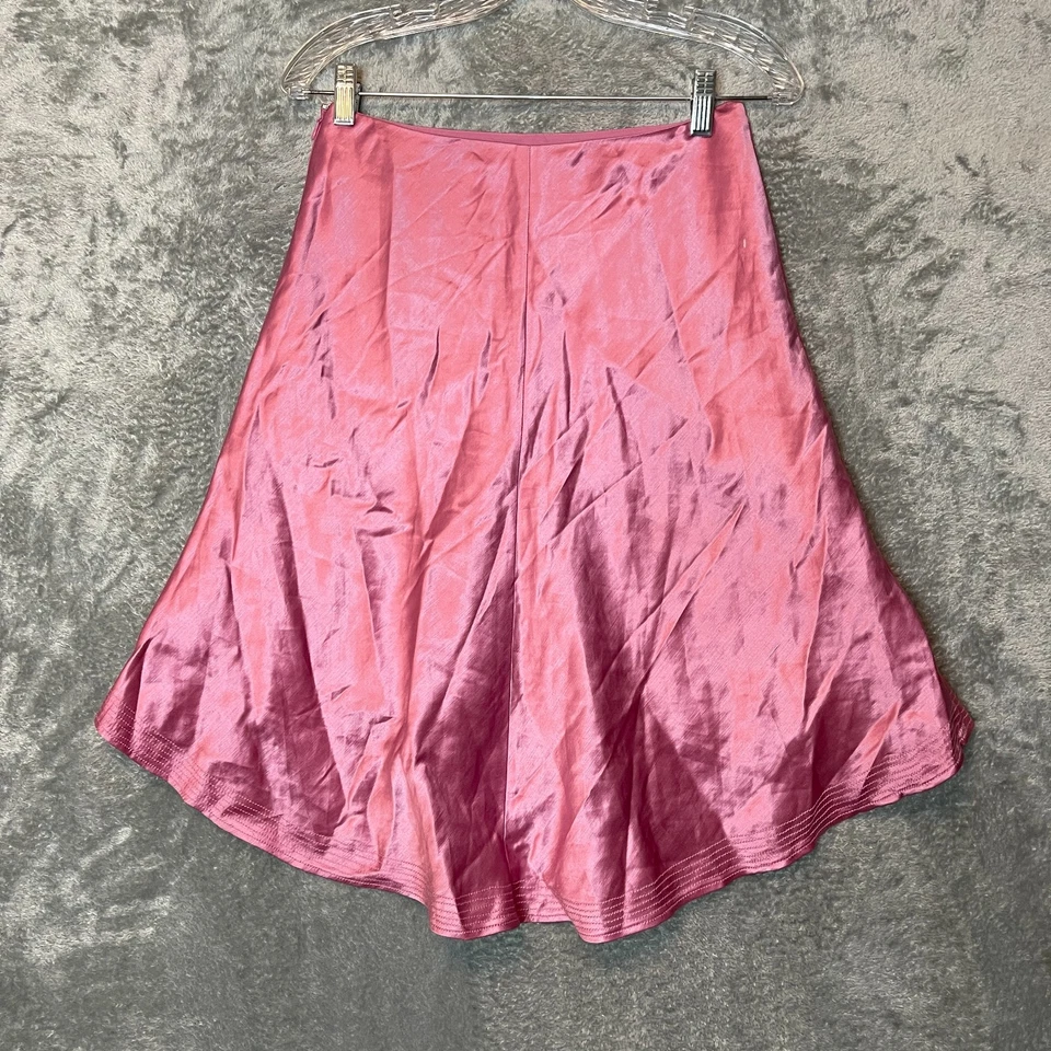 Mujeres Y2K Bratz Barbie Hada Lino Mezcla Seda Trompeta Volantes Coqueta Falda 4P Foto 2 de 4