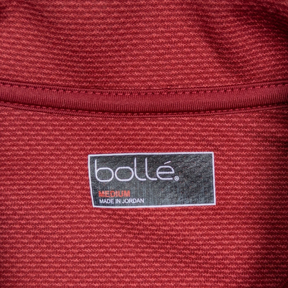 Мужская футболка с коротким рукавом Bolle Performance Polo гольф теннис размер средний красный - Изображение 2 из 4