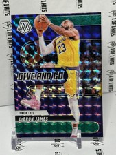 2024 Panini Mosaic Basketball Give and Go #1 (Green Mosaic)  LeBRON JAMES
