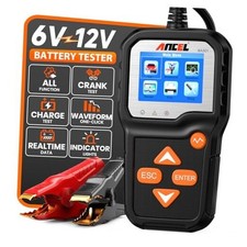 6V 12V Car Battery Tester, 100-2000 CCA Automotive Load Tester BA301