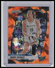 2024 Panini Prizm WNBA #94 Maddy Siegrist Ice Orange Prizms