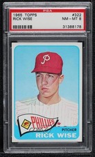 1965 Topps Rick Wise #322 PSA 8 2d2