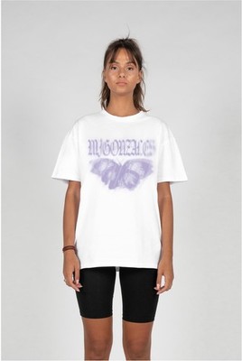 MJ GONZALES Damen T-Shirt MJG Heavy Oversized Tee Ladies Butterfly Illusion MJG1