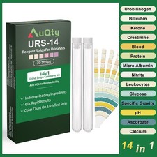 14-in-1 Urine Test Strips UTI Urinalysis pH Ketone Nitrite Leukocytes