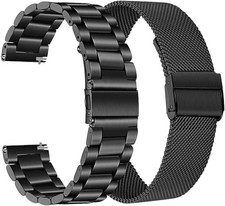 Stainless Steel Strap Compatible with Motorola Moto Watch 120
