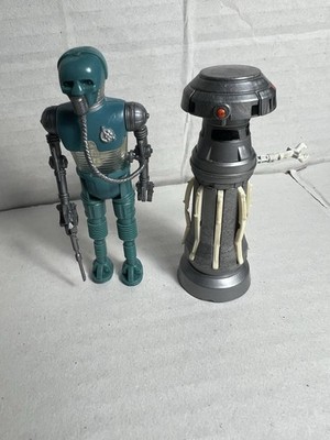 VINTAGE KENNER STAR WARS ESB 1980 FX-7 AND 2-1B TWO FIGURE LOT 100% COMPLETE