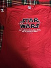Lot de 2 t-shirts promotionnels Star Wars HMV taille L Last Jedi Rouge One