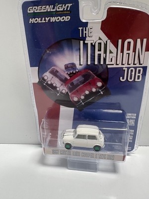 CHASE Greenlight THE ITALIAN JOB 1967 AUSTIN MINI COOPER 1275 MK1 1/64
