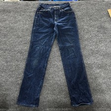 Branders Jeans Mens Size 34x32 Dark Wash Blue Straight Leg Denim Made in USA
