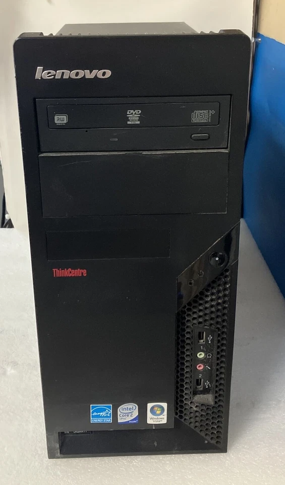 Lenovo ThinkCentre A93 Desktop Intel Core 2 Duo CPU / 2GB RAM / 500GB HDD / XP ~ - Image 2 of 4