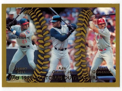 KEN GRIFFEY JR 1999 Topps #454 All-Topps Outfielders (6) Card Lot **FREE SHIP**