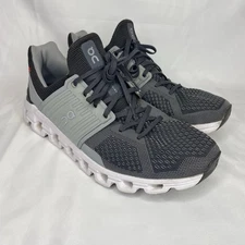 🔥On Cloud Men Cloudswift Gray White Athletic Running Shoe  Size 9.5 Cloudtec
