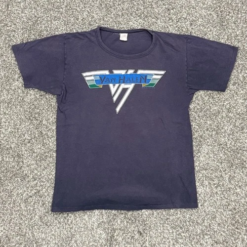 Van Halen World Invasion Tour T-Shirt Band Tee 1980s vintage concert t-shirt, vintage, size L, single stitch, B+ condition
