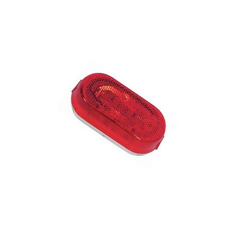 Peterson Red Clearance Light with Reflex Lens for RV / Camper / Trailer
