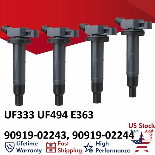 Set Of 4 Ignition Coil Pack for Toyota Scion Lexus 1.8L 2.0L 2.4L L4