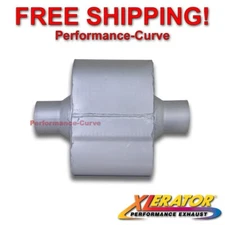 One Chamber Performance Exhaust Race Muffler 2.5" C / C - Xlerator - VR7426
