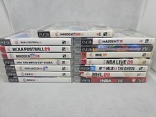 PS3 Sports Games 15 Games Madden NCAA FIFA NHL NBA 2k MLB The Show Playstation 3